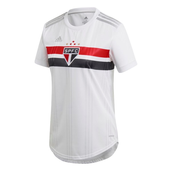 Thailande Maillot Football São Paulo Domicile Femme 2020-21 Blanc